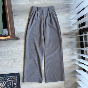 Abercrombie & Fitch Sloane Tailored High Waisted Wide Leg Pant